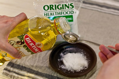 Olive And Salt Body Scrub